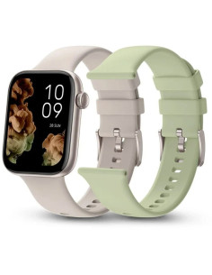 Smartwatch SPC Smartee Duo 2 1,78" multideporte blanco y verde claro