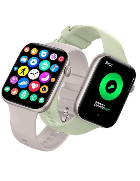 Smartwatch SPC Smartee Duo 2 1,78" multideporte blanco y verde claro