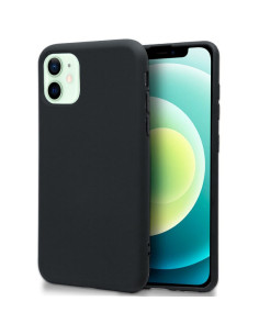 Carcasa TPU cama tela iPhone 12 / 12 Pro negra