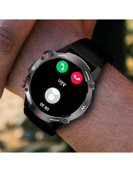 Smartwatch pantalla AMOLED COOL Adventure silicona verde (Llamadas, Salud...)