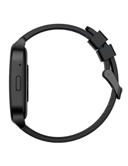 Smartwatch COOL pantalla AMOLED curva silicona negro (Llamadas, Salud, Deporte)