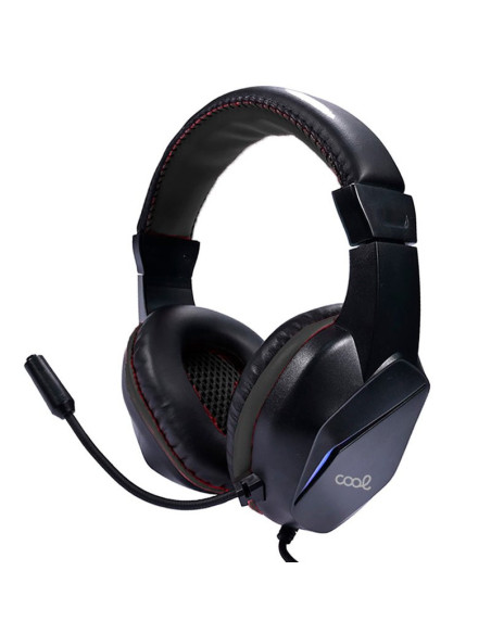 Auriculares estéreo para PC / PS4 / PS5 / Xbox Gaming COOL Vista con adapt. audio + iluminación