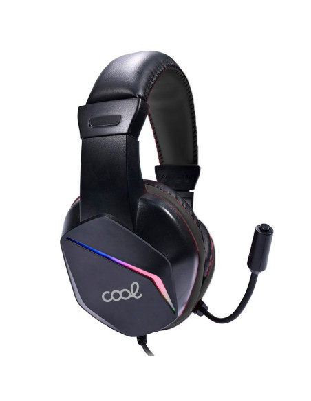 Auriculares estéreo para PC / PS4 / PS5 / Xbox Gaming COOL Vista con adapt. audio + iluminación