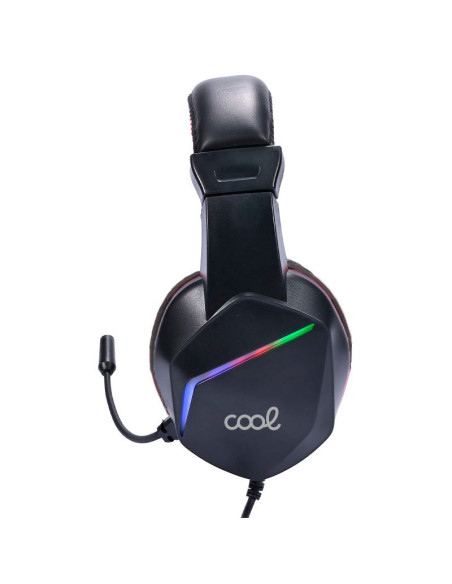 Auriculares estéreo para PC / PS4 / PS5 / Xbox Gaming COOL Vista con adapt. audio + iluminación