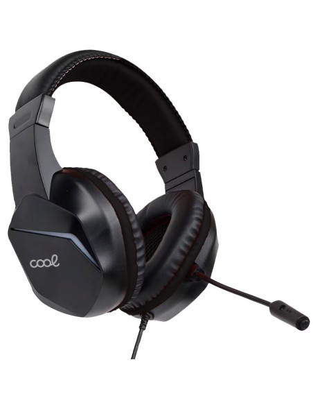 Auriculares estéreo para PC / PS4 / PS5 / Xbox Gaming COOL Vista con adapt. audio + iluminación