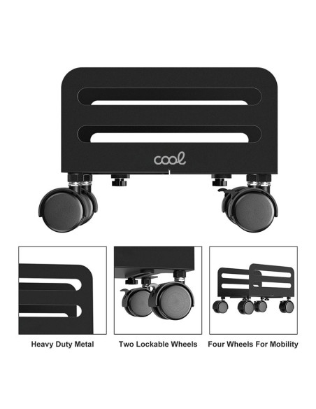 Soporte universal metálico CPU torre ordenador COOL (12 cm - 21 cm)