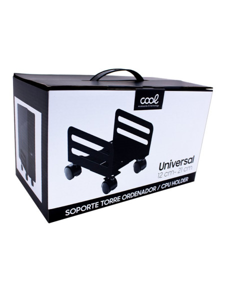 Soporte universal metálico CPU torre ordenador COOL (12 cm - 21 cm)