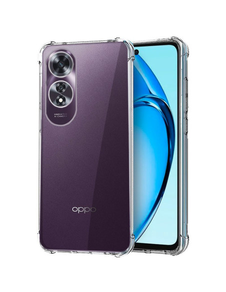 Carcasa TPU reforzada Oppo A60 antigolpes transparente