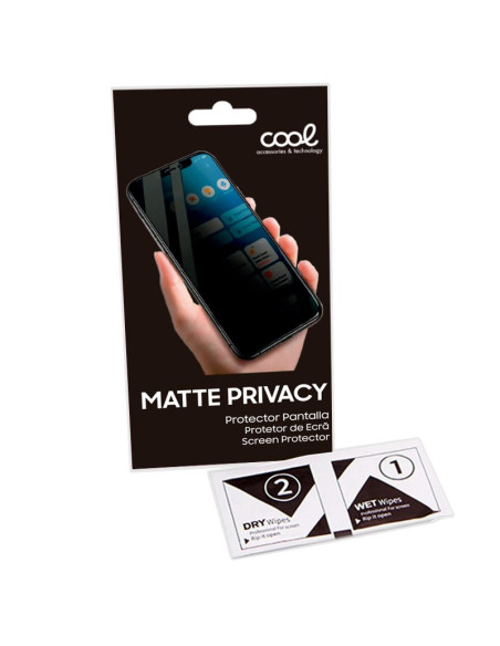 Protector pantalla vidrio templado privacidad iPhone 15 Pro