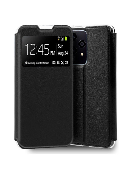 Funda libro soporte TPU Honor 200 Lite negra