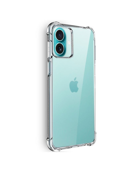 Carcasa TPU reforzada iPhone 16 Plus antigolpes transparente