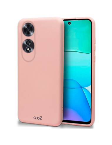 Carcasa TPU cama tela Oppo A60 rosa