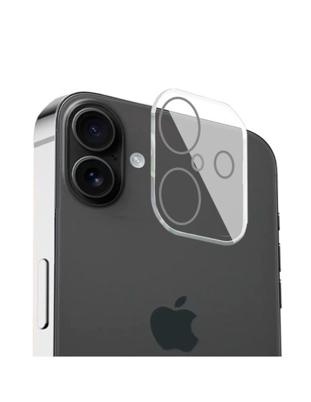 Protector cámara vidrio templado iPhone 16 / 16 Plus