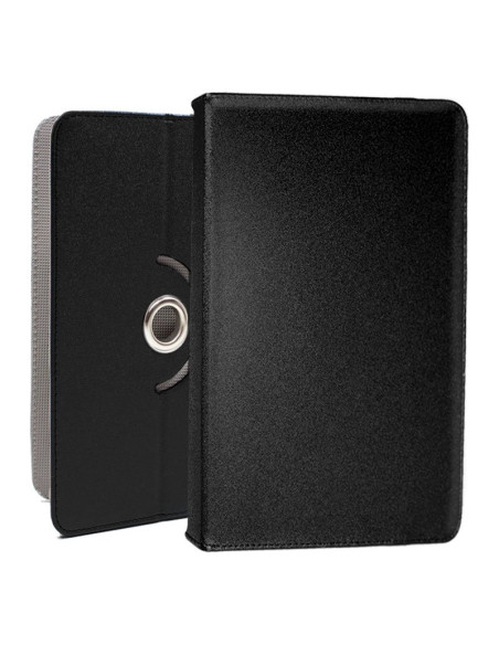 Funda polipiel soporte giratorio universal tabletas 9,7 - 11 pulgadas negra (Panorámica)