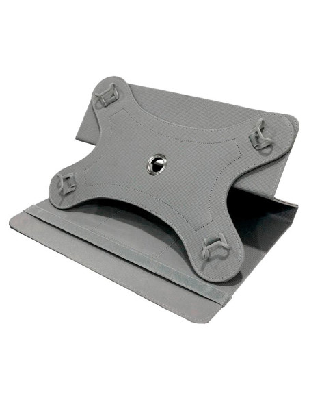 Funda polipiel soporte giratorio universal tabletas 9,7 - 11 pulgadas rosa (Cuadrada)