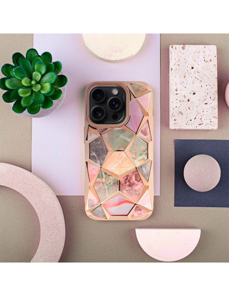 Carcasa TPU iPhone 16 Plus diseño mármol