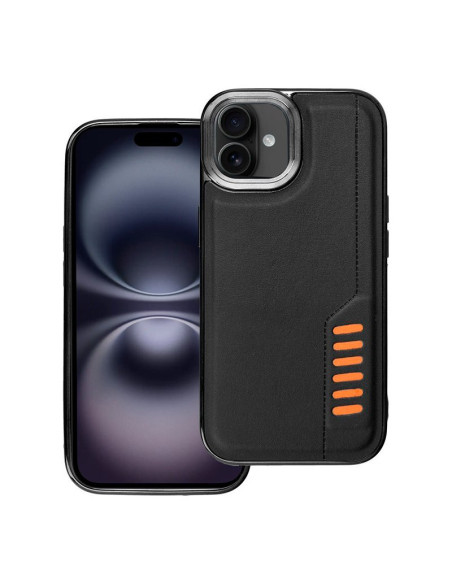 Carcasa TPU reforzada iPhone 16 Milano negra