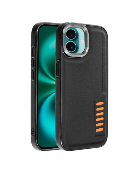 Carcasa TPU reforzada iPhone 16 Plus Milano negra