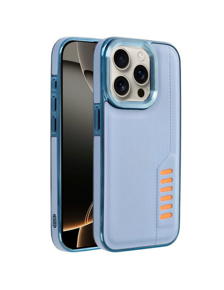 Carcasa TPU reforzada iPhone 16 Pro Milano azul
