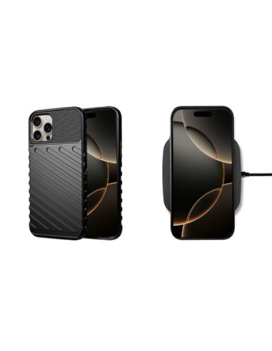 Carcasa TPU reforzada iPhone 16 Pro...