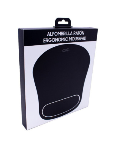 Alfombrilla ratón COOL ergonómica negra