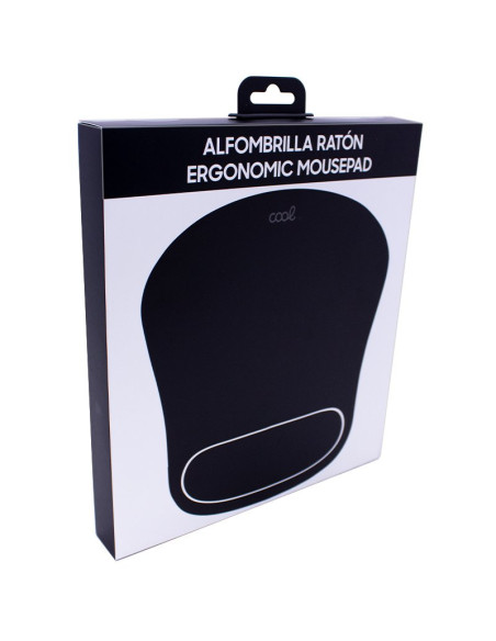 Alfombrilla ratón COOL ergonómica negra