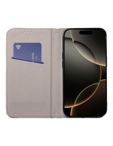 Funda libro soporte TPU iPhone 16 Pro...