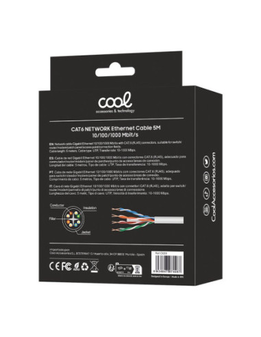 Cable red internet universal cat. 6...