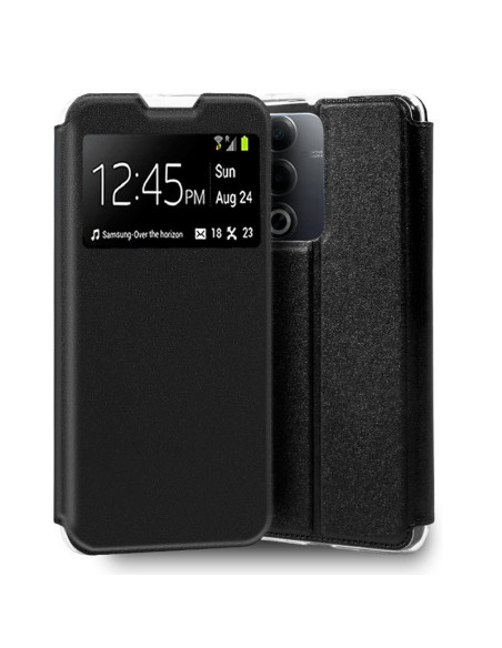 Funda libro soporte TPU Oppo A80 5G negra