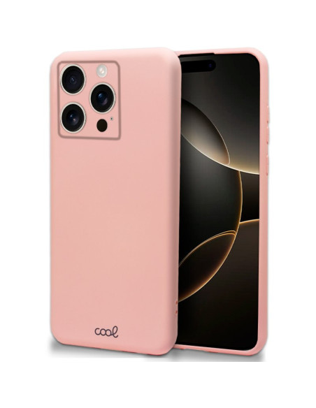 Carcasa TPU cama tela iPhone 16 Pro rosa