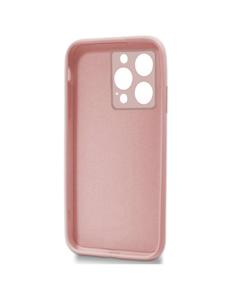 Carcasa TPU cama tela iPhone 16 Pro Max rosa