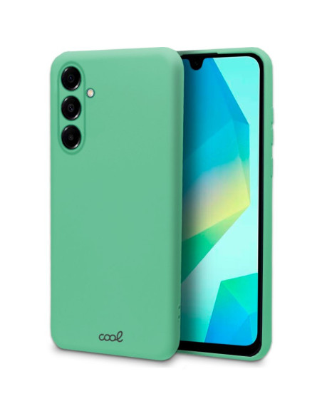 Carcasa TPU cama tela Samsung A165 Galaxy A16 / A16 5G verde menta
