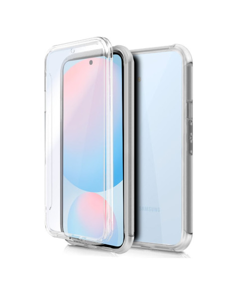 Funda gel TPU 3D Samsung S721 Galaxy S24 FE transparente (Frontal + trasera)