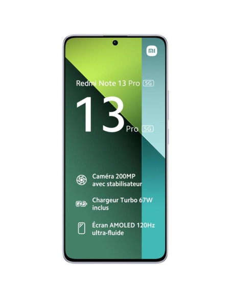 Xiaomi Redmi Note 13 Pro 5G 6,67" 256 GB / 8 GB RAM / 5G / purpura (Aurora Purple)